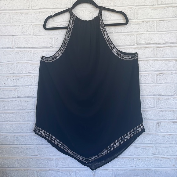Alfani Embroidered Handkerchief Hemline Halter Top - Picture 6 of 9